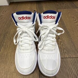 Adidas high tops, size 4.5 junior. Like new.